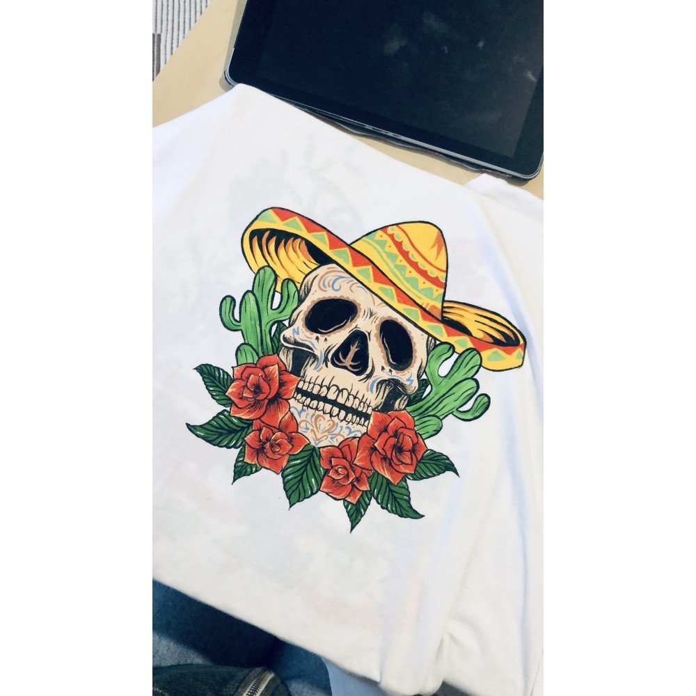 T-shirt Caveira Mexicana