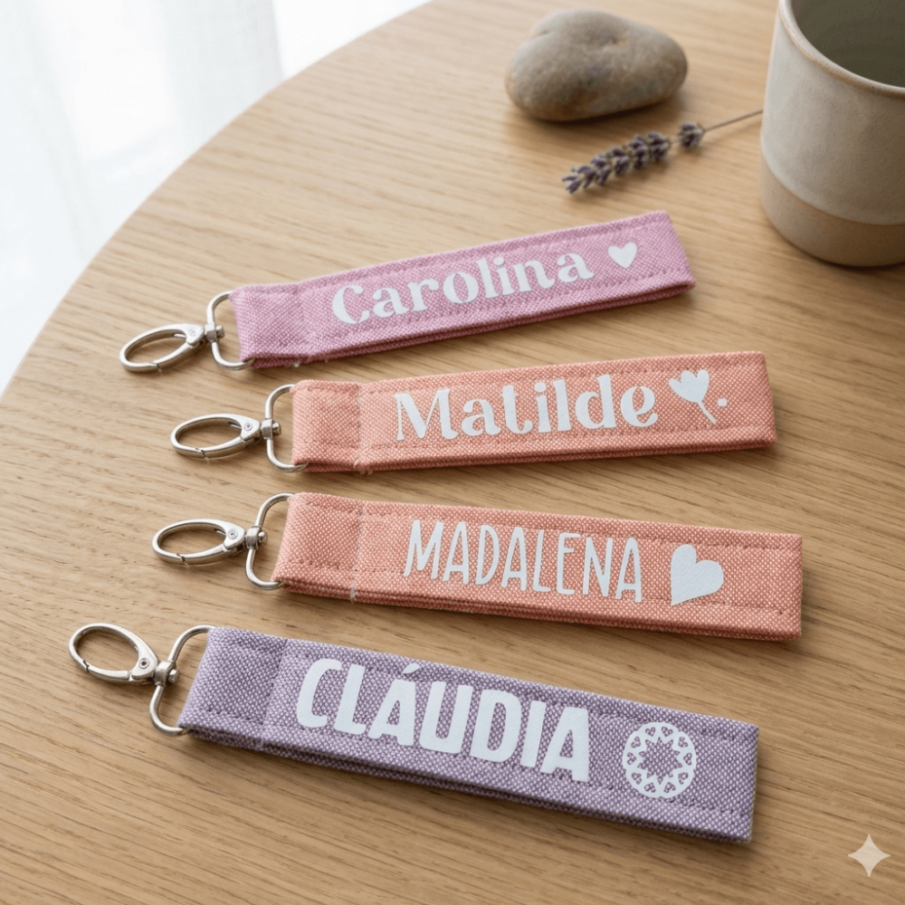 Porta Chaves Nome Coloridos