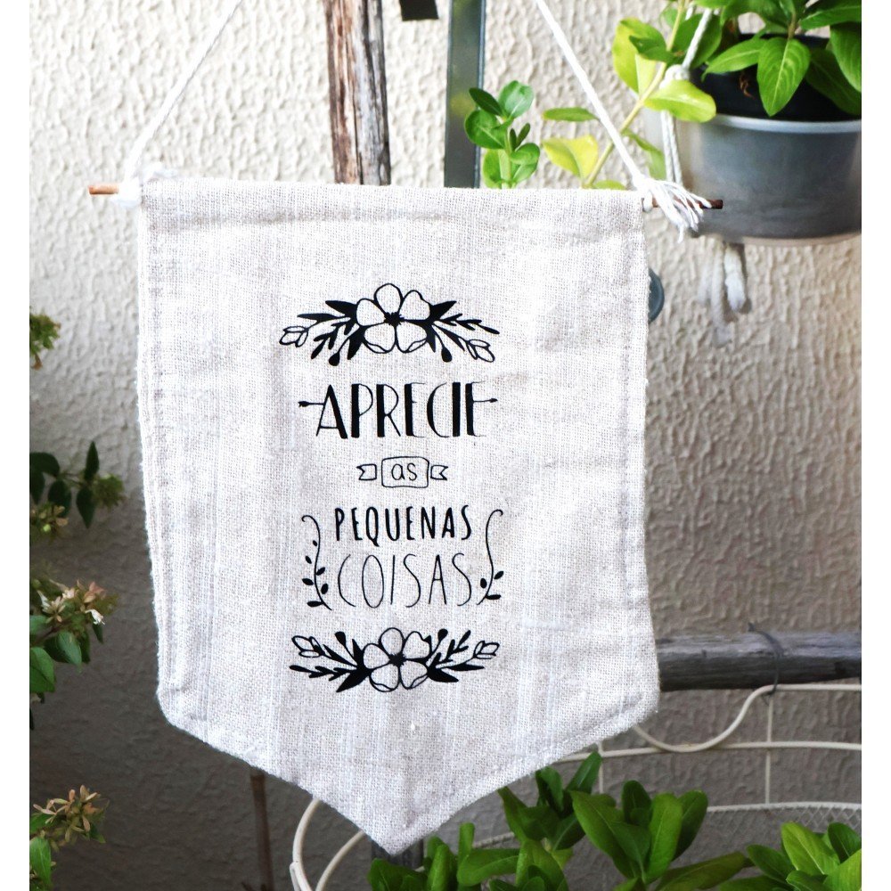Bandeirola Aprecie as Pequenas Coisas