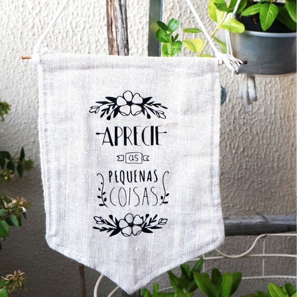Bandeirola Aprecie as Pequenas Coisas