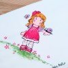 Fralda de Pano de Algodão "Menina"