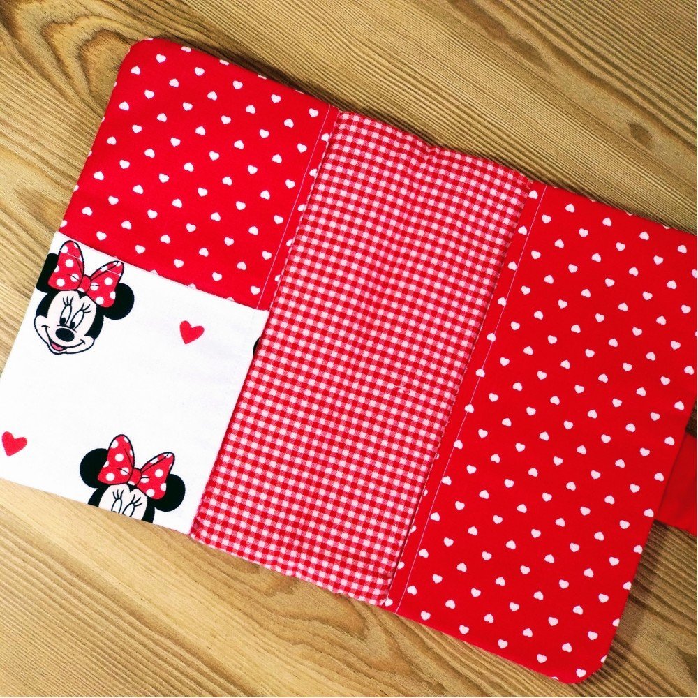Porta Documentos para bebe Minnie Coração