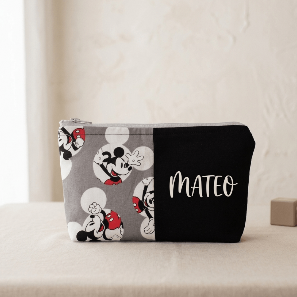 Necessaire Mickey Cinza Necessaire Mickey Cinza