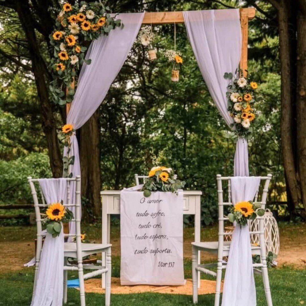 Caminho de Mesa Personalizado para Casamento- Caminho de Mesa Personalizado para Casamento-