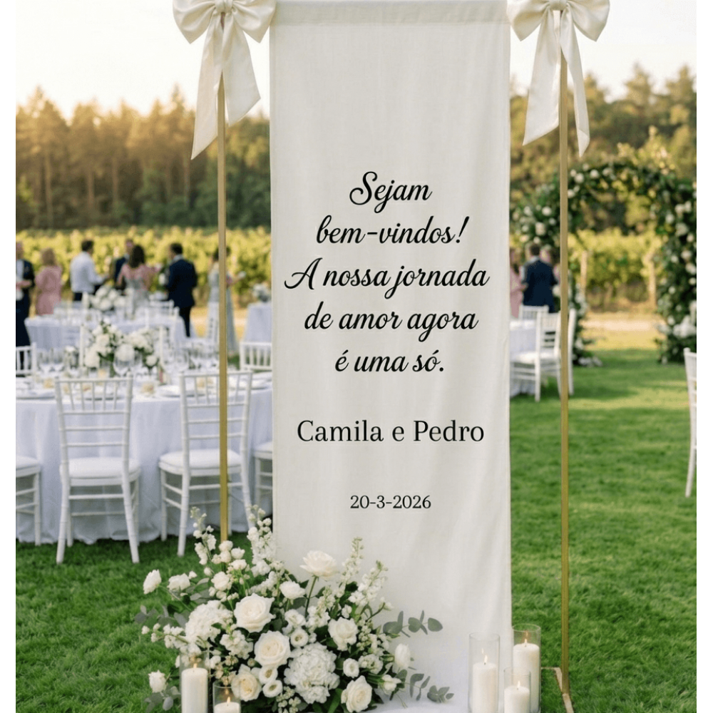 Faixa Personalizada Casamento