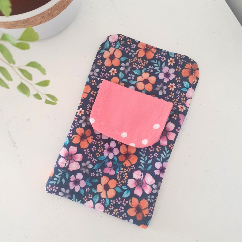 Estojo de Bolso Floral