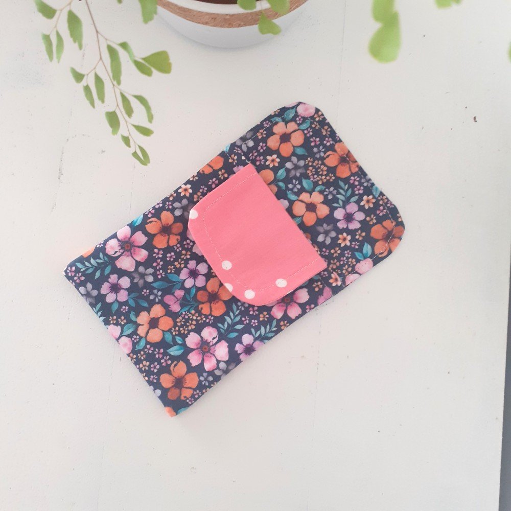 Estojo de Bolso Floral