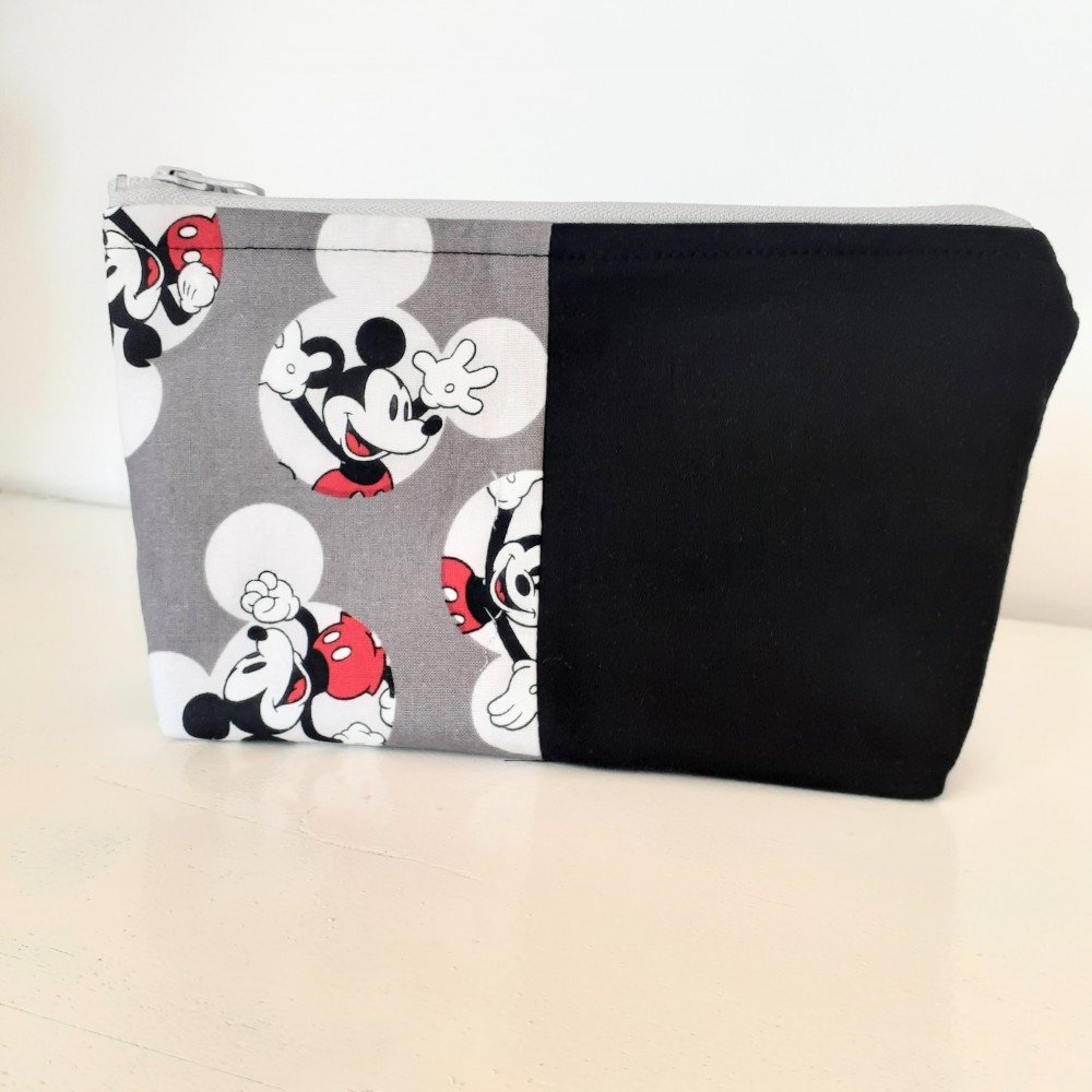 Estojo Mickey Cinza