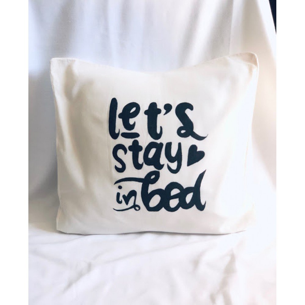 Fronha personalizada Stay in Bed