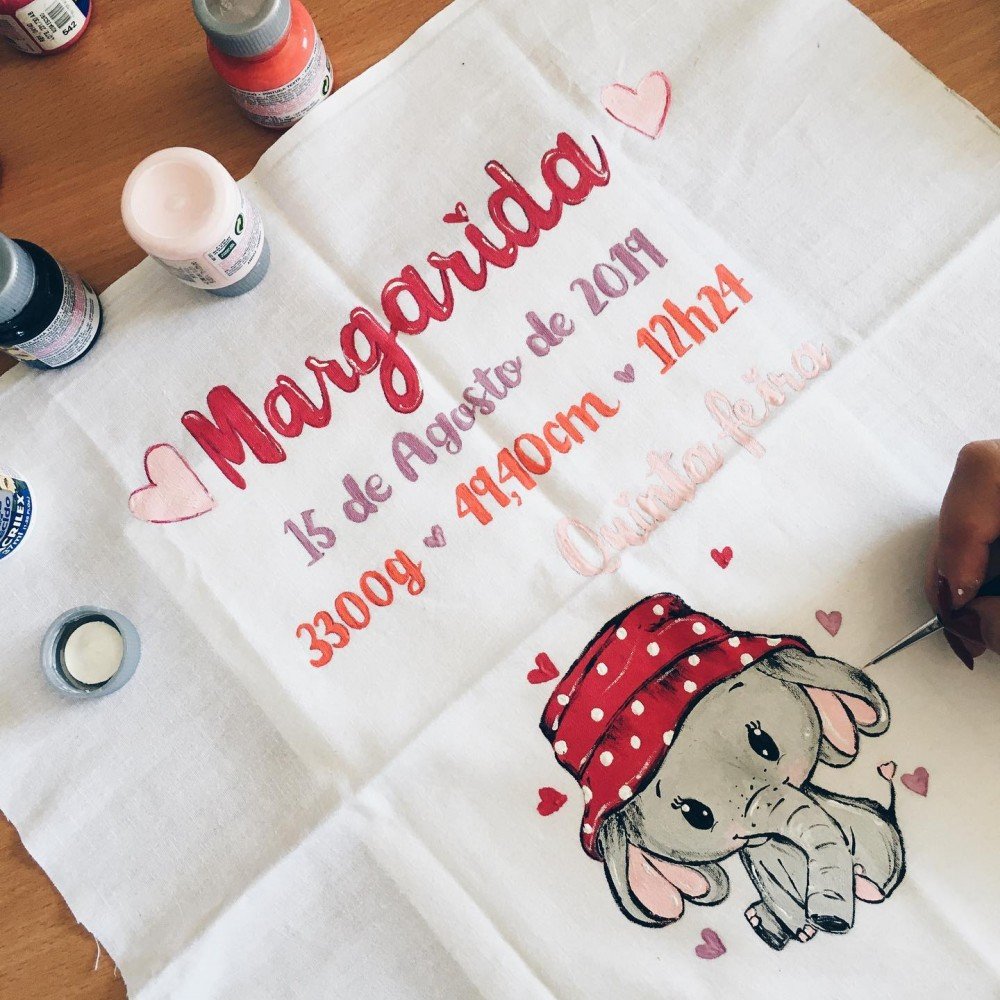 Fronha de Nascimento Bebe