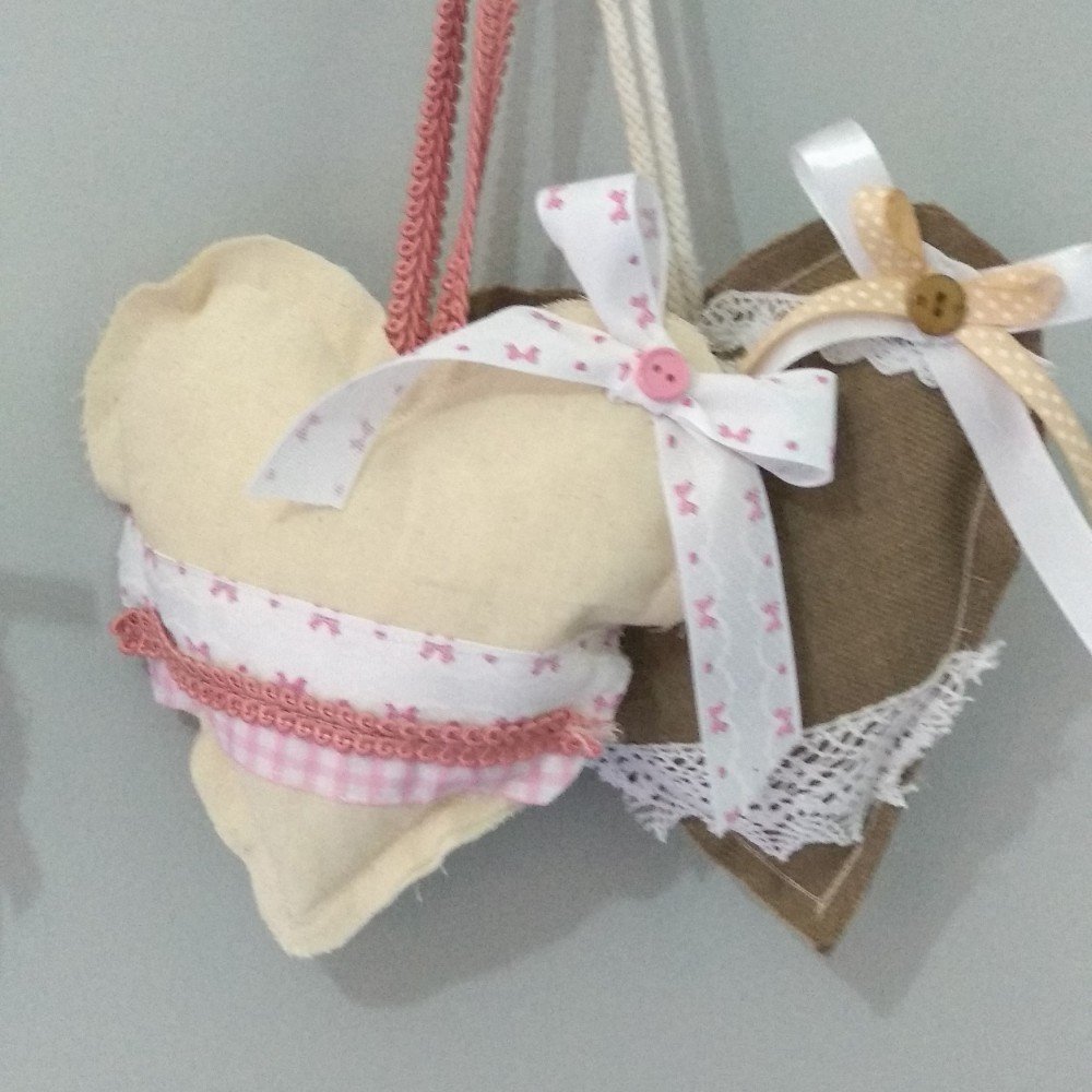 Coração em Tecido Personalizado Coração em Tecido Personalizado