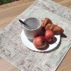 Individuais para Mesa Traços Castanhos