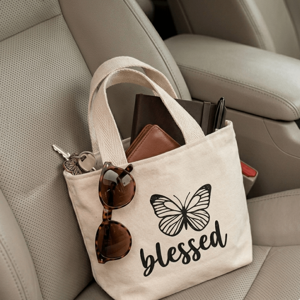 Mini Tote Bag "Blessed"