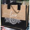 Mala / Tote Juta Love Preta