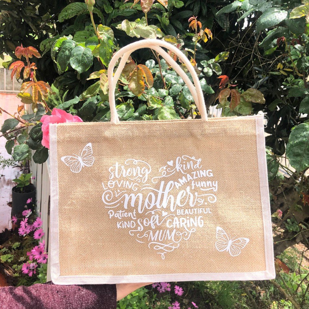 Mala / Tote Juta Mãe