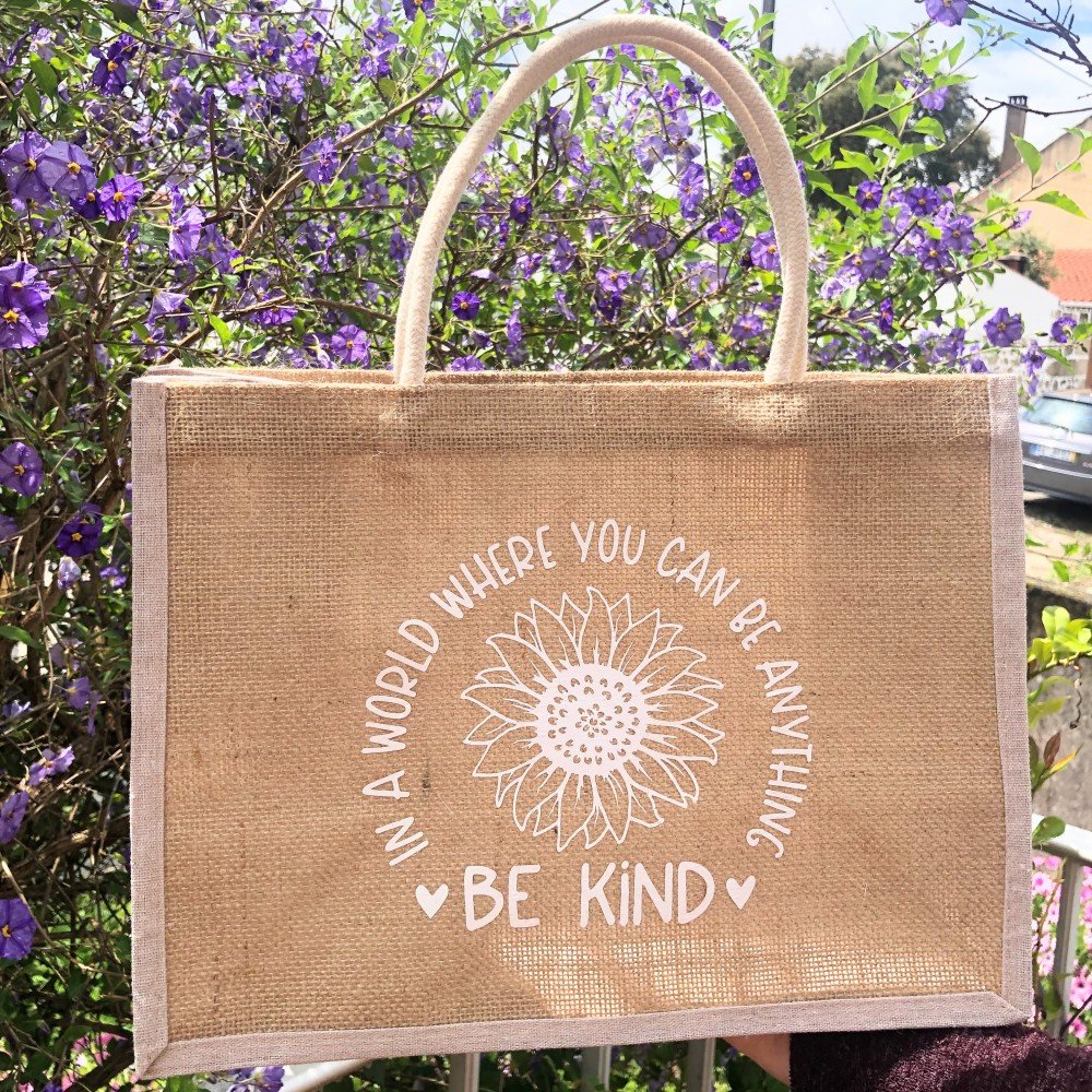 Mala / Tote  Juta Branco