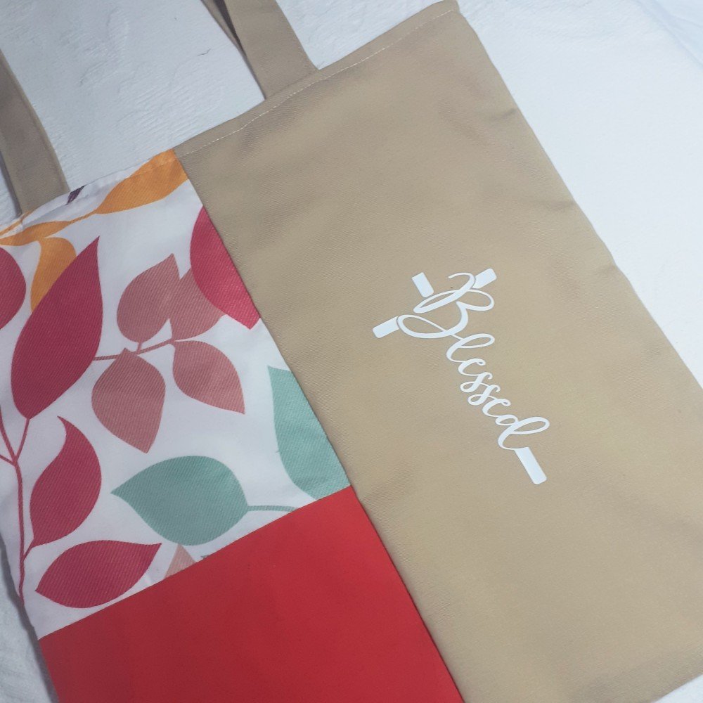 Saco Personalizado Tricolor Blessed