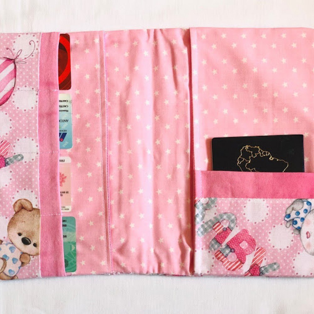 Porta Documentos Rosa