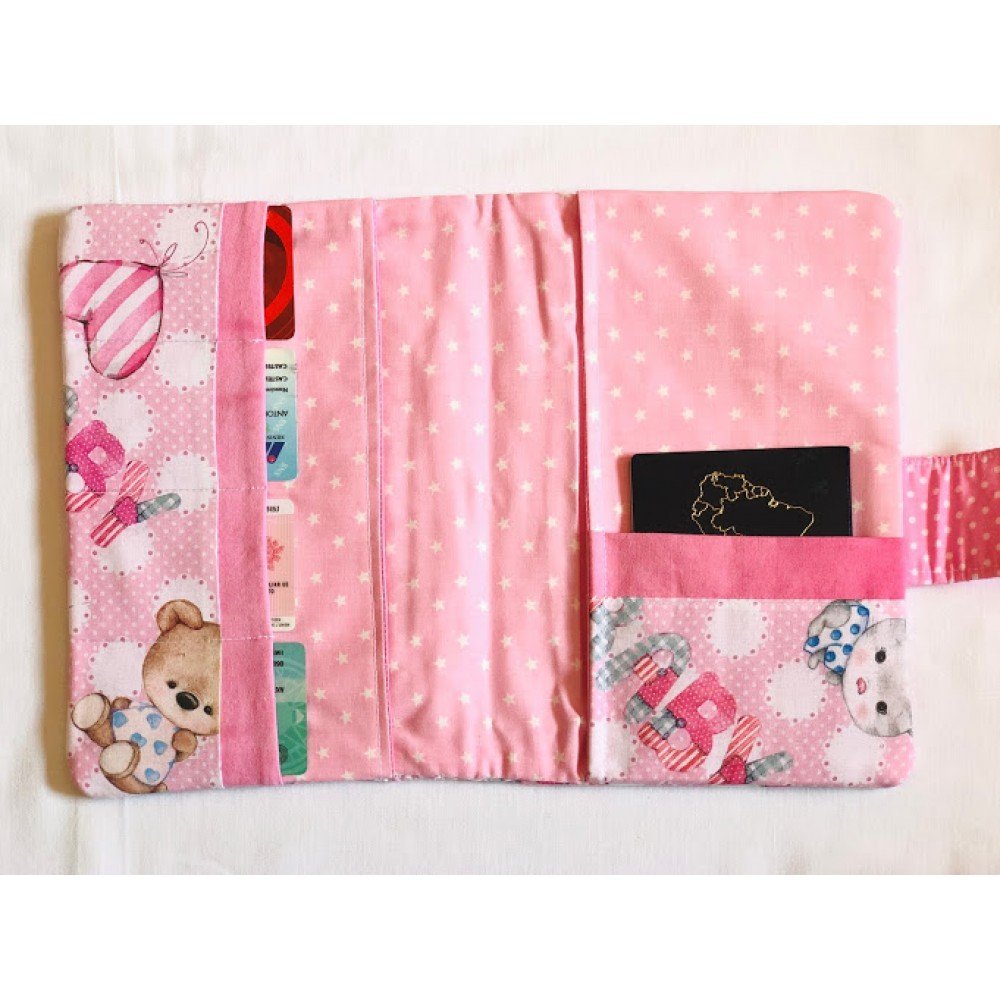 Porta Documentos Rosa