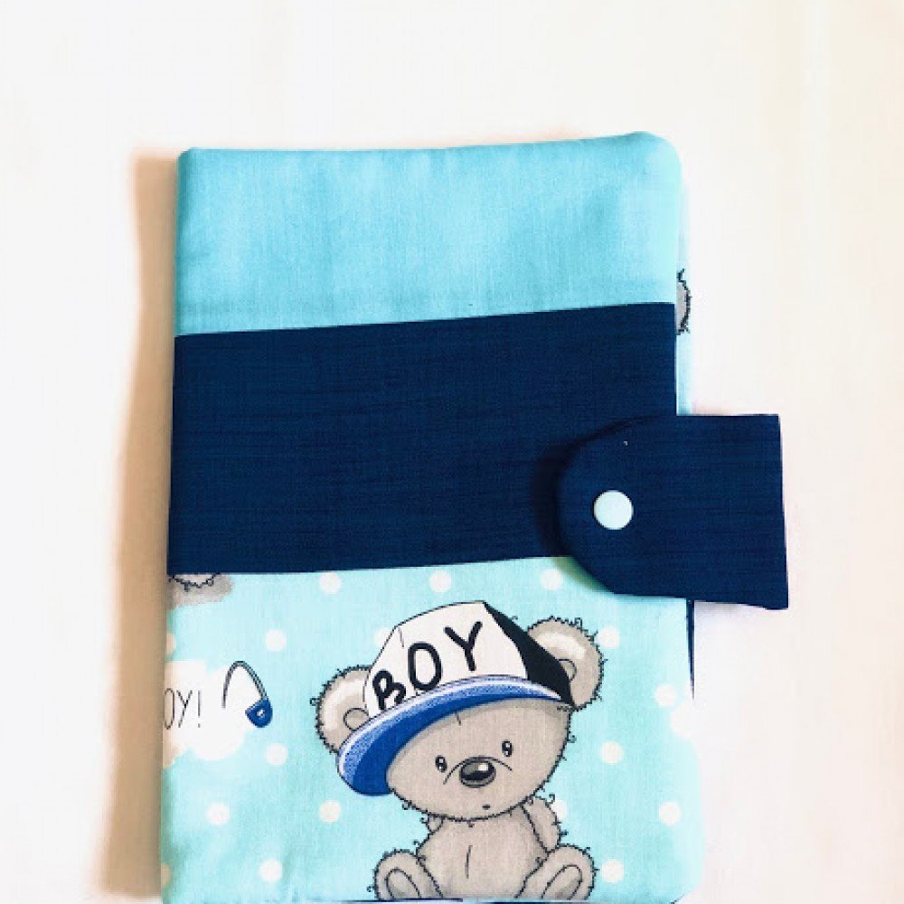 Porta Documentos Azul