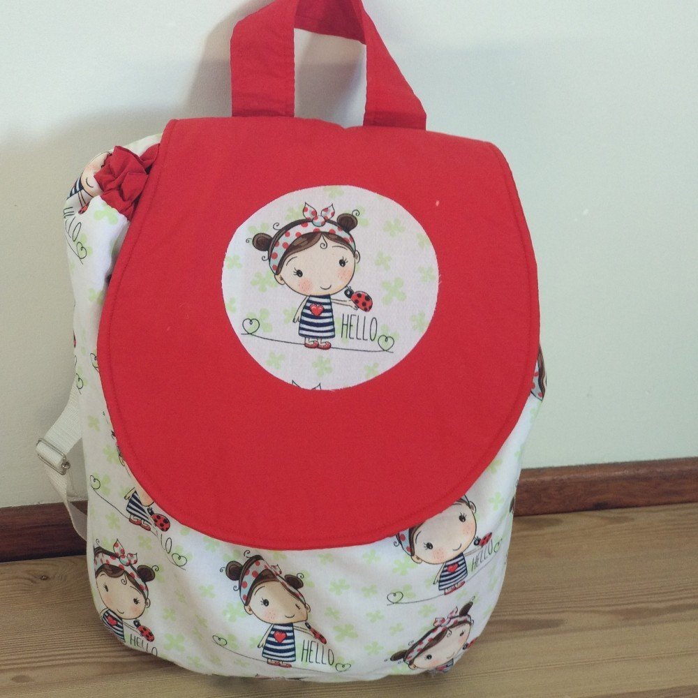 Mochila Creche Hello