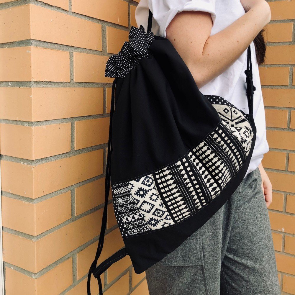 Mochila Saco Preta Mochila Saco Preta