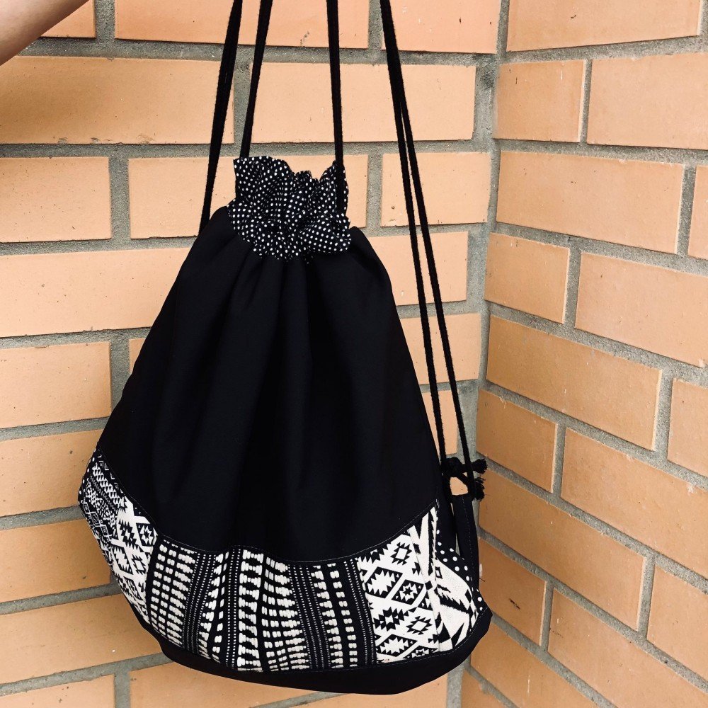 Mochila Saco Preta Mochila Saco Preta