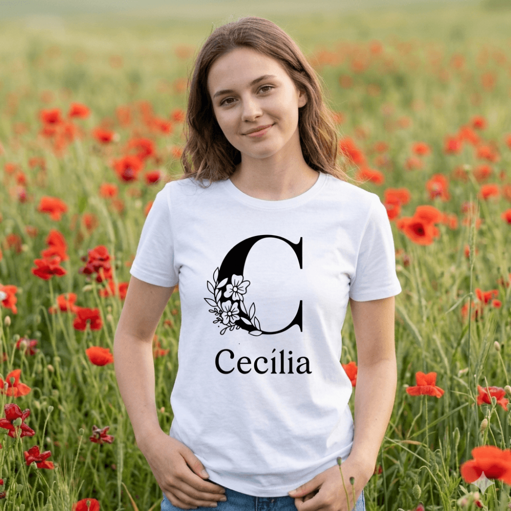 T-shirt Personalizada com Nome