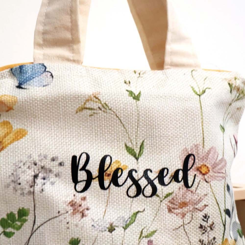 Saco Tote Bag Flores Naturais Saco Tote Bag Flores Naturais