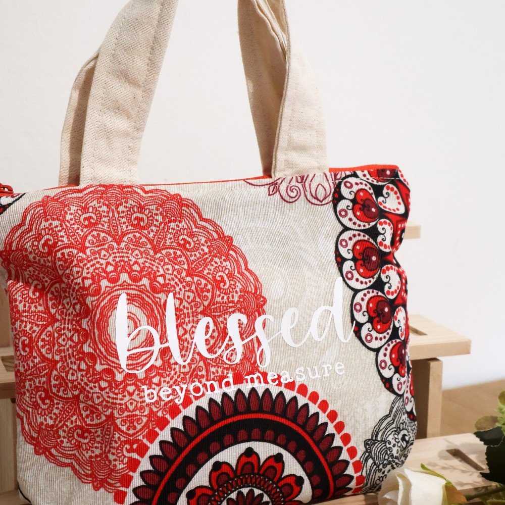 Saco Tote Pequeno Blessed Saco Tote Pequeno Blessed