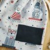 Saco com atilho para bebe Cão Intelectual