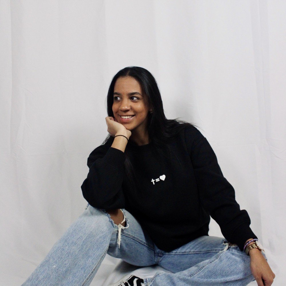 Sweat-shirt LOVE CROSS CREWNECK 