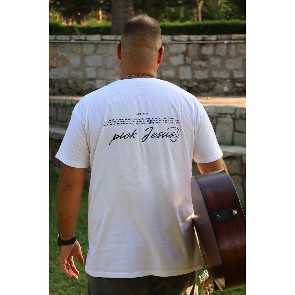 Tshirt branca Pick Jesus