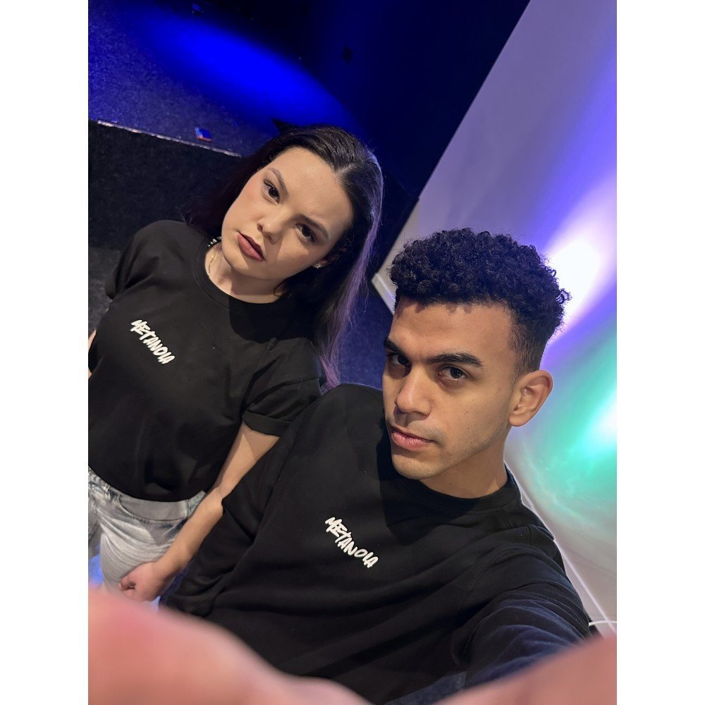 SWEATSHIRT PRETA METANOIA